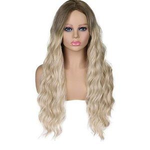 Ombre Blonde Wavy Hair Wig